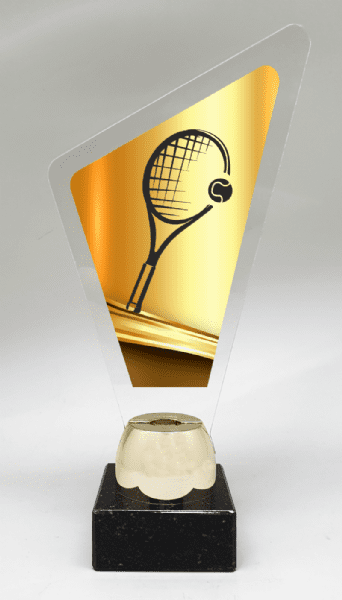 Trofeo metacrilato tenis